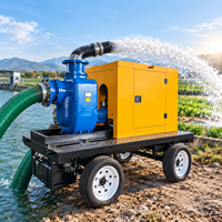 Pompe auto-amorçante mobile diesel Weichai à haute aspiration pour drainage et irrigation – Débit 550 m³, Hauteur de refoulement 32 m
