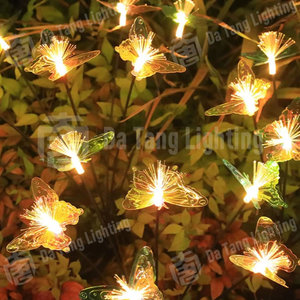 Lampes décoratives LED solaires étanches IP65 pour améliorer l'ambiance nocturne des jardins et paysages extérieurs - Product Image 3