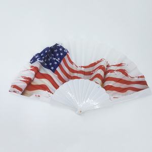 愛国心が強いアメリカ独立記念日デコレーション7月4日アメリカ国旗折りたたみ紙ハンドファンパーティーお祝いギフト - Product Image 1