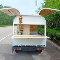 Triciclo Eléctrico Retro Piaggio Ape, Barra de Café Móvil, Camión de Cerveza, Totalmente Equipado, Remolque de Comida de Acero Galvanizado de 3 Ruedas