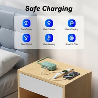 OEM ODM Station de charge de bureau USB 8 en 1 avec 3 prises AC