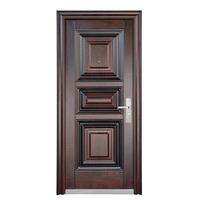 Porte en acier de sécurité, entrée principale pour la maison, design de porte d'entrée, vente en gros, pas cher, extérieur, usine chinoise