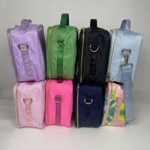 批发颜色学生冷却器手提袋盒礼品办公防水尼龙易洗绝缘午餐盒儿童野餐袋 - Product Image 4