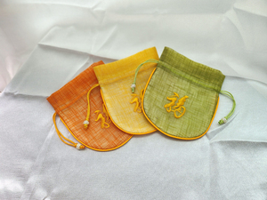 Pochette de luxe ronde pour cadeaux de fête, souvenir, avec un design coréen traditionnel, légère - Product Image 3