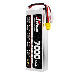 JUHAILIPO <span class=keywords><strong>Lipo</strong></span> 배터리 7000MAH 7.4V 35C 드론 FPV 호환 UAV 원격 제어 자동차 해양 - Product Image 5