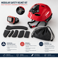 Casque de sauvetage aquatique certifié Swift-Guard EN 1385, protection intégrale en ABS haute résistance avec système de drainage Pro-Flow à 11 trous