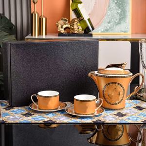 Juego de Tazas de Té y Café de Cerámica de Lujo, Taza de Té para la Tarde, Regalo - Product Image 3