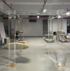 Chuppah ใสอะคริลิคใสแบบถอดได้ทำจากอะคริลิคใสแบบเรียบสำหรับงานแต่งงาน - Product Image 1