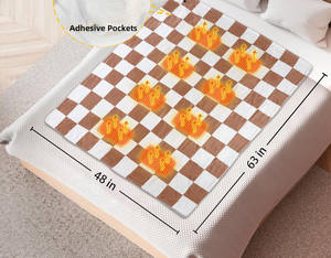 Couverture électrique de luxe multi-zones Queen King Size, 6 réglages de chaleur, certifiée UL ETL FCC, couverture chauffante électrique à double commande pour lit - Product Image 4