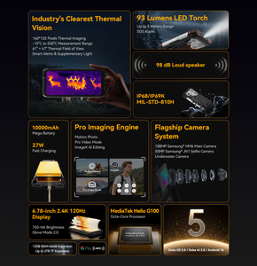 Oscal PILOT 6กล้องหลัง108MP ใช้ความร้อนหน้าจอ6.78นิ้ว HD + 120Hz 12 + 256GB MT8781 10000mAh 27W Android 16 - Product Image 3