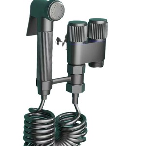 Handheld <strong>Bidet</strong> <strong>Sprayer</strong> Set Stainless Steel and <strong>Plastic</strong> for Bathroom <strong>Toilet</strong> Cleaning for Hotels - Product Image 1