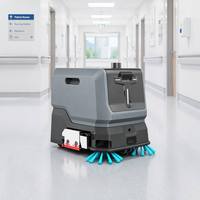 Nettoyeur de sols intelligent CleanHorse TN10, robot de nettoyage autonome compact, mini nettoyeur sans fil pour les lieux de commerce et de service