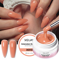Gel de construction rapide Hema Free aux ingrédients sûrs, 18 couleurs, rose laiteux, pour extension d'ongles, gel poly acrylique pour apex d'ongle