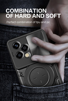 Coque de protection d'appareil photo coulissante pour Honor 600 Pro X9D HONOR 600 Lite 5G avec support rotatif à 360° et protection arrière Honor X6D
