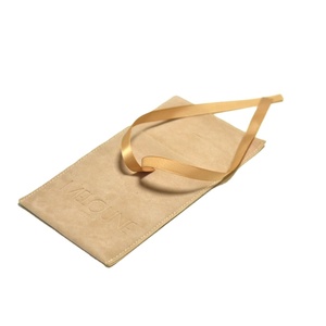 Pochette à bijoux anti-poussière personnalisée avec logo en relief pour collier, bracelet, bague, petite enveloppe à rabat - Product Image 6