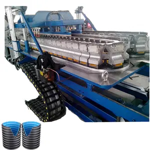 Double Wall Corrugated Pipe Production Line Plastic Reinforced Water Pipe Extrusion Machine