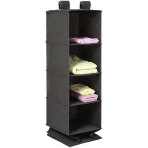 Organizador de Ropa Plegable de 6 Estantes, Organizador de Armario, Organizador de Ropa Colgante, Bolsa de Almacenamiento para Colgar Detrás de las Puertas - Product Image 1