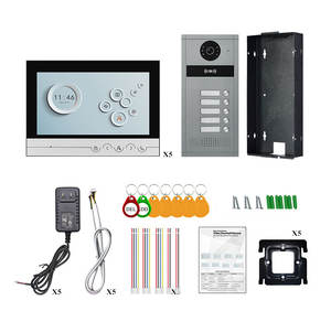 XSL 9 "IPS écran vidéo porte télé<span class=keywords><strong>phone</strong></span> système 1080P résolution WiFi interphone Tuya App IC carte résistant à l'eau facile - Product Image 3