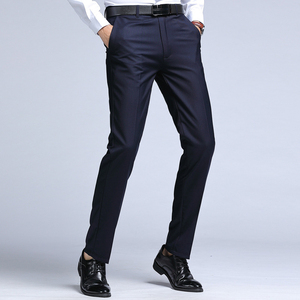 TONGYANG <span class=keywords><strong>Pantalon</strong></span> de <span class=keywords><strong>costume</strong></span> pour <span class=keywords><strong>homme</strong></span> <span class=keywords><strong>Pantalon</strong></span> décontracté d'affaires pour <span class=keywords><strong>homme</strong></span> Robe formelle <span class=keywords><strong>Pantalon</strong></span> droit Élastique Noir <span class=keywords><strong>Bleu</strong></span> <span class=keywords><strong>marine</strong></span> Vêtements pour <span class=keywords><strong>homme</strong></span> - Product Image 2