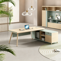 Chaise de bureau modulaire au design moderne avec hauteur réglable, en bois écologique
