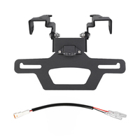 Support de plaque d'immatriculation universel noir en acier inoxydable TECO pour moto, compatible 1290 Super Duke GT 2016-2024, Nouveauté, Garantie 1 an