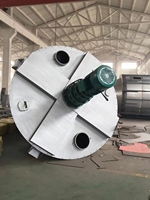 Mélangeur conique à double spirale automatique industriel, homogénéisateur vertical de poudre sèche contrôlé par PLC, ruban en acier inoxydable pour produits chimiques