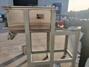 תעשייתי 50 ק""ג 100 ק""ג 200 ק""ג נירוסטה רוטרי מיקסר תוף אבקה יבשה בדרגת מזון - Product Image 3