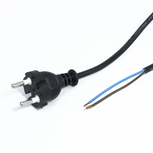 สายไฟมาตรฐานเกาหลีใต้ H05VV-F ขนาด 2x0.75 มม.² ยาว 1.5 ม. ได้รับเครื่องหมาย KC แบบปอกครึ่ง  ได้มาตรฐาน RoHS และ REACH - Product Image 1