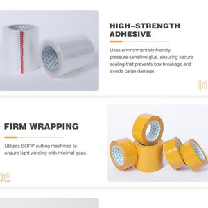 Fita Adesiva Daliya Bopp Transparente de 45mm para Selagem de Sacos e Caixas, Adesivo Acrílico Durável para Embalagem em Grande Escala - Product Image 4