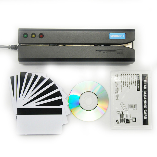 Hot Selling MSR 605X 4-in-1 Magnetic Stripe Card Reader Writer Encoder 3 Tracks Portable Data Collector