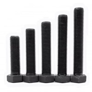 Hex Head Bolts 12.9 Grade Black Oxide Full Thread Half Thread DIN933 Standard Use 45 Steel Extended Screw - Product Image 3