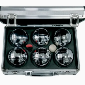 Ensemble <span class=keywords><strong>de</strong></span> 6 <span class=keywords><strong>boules</strong></span> <span class=keywords><strong>de</strong></span> pétanque en acier inoxydable <span class=keywords><strong>de</strong></span> 73 mm avec boîte en aluminium <span class=keywords><strong>pour</strong></span> la plage, le jardin et les fêtes. - Product Image 2
