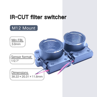 Commutateur de filtre IR-Cut, montage M12 duplex, réseaux RFI LC/RC pour module de caméra 1/2.7 pouces
