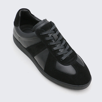 LANCI Nouvelle conception Chaussures de skate décontractées en cuir véritable pour hommes Chaussures de course en cuir de luxe pour hommes