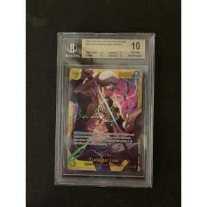 One Piece Royal Bloodline Trafalgar Law OP10-119 SEC BGS 10 [ENG] Material de Papel 2025 - Product Image 4