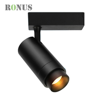 Supermarché tête mobile COB encastré ajuster l'angle de faisceau projecteur LED 30W feux de piste