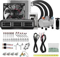 Climatiseur électrique 24V TELCOOL pour véhicules utilitaires, fourgonnettes, poids lourds, camping-cars, camions, bus, avec grand kit évaporateur