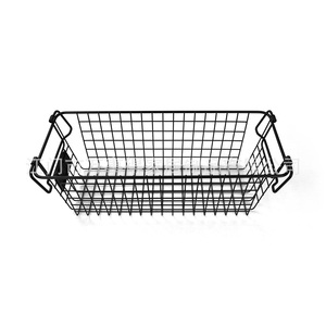 Stainless Steel Modern Handheld Basket Kitchen <b>Towel</b> Storage Shelf Waterproof Double Tier <b>Standing</b> Type - Product Image 1