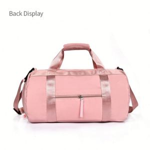 Bolsas de Deporte Personalizadas con Logotipo, Bolsas de Viaje Impermeables para Mujer, de Gran Capacidad, Color Rosa - Product Image 4
