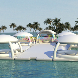 Silla flotante de piscina inflable para fiesta portátil, hamaca de agua portátil flotante multiusos, silla de mesa de billar para adultos - Product Image 6