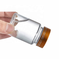 60 ml/75ml/100ml/120ml/150ml/200ml/250ml/300 ml/400ml/500ml/ml Pilule en verre transparent Vitamine Capsule Bouteille Bouteilles de médecine en verre