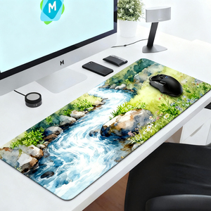Stations de bureau rectangulaires à taille personnalisée tapis de bureau tapis de souris de jeu imperméable à l'eau sublimation tapis de souris Anime <span class=keywords><strong>Xxl</strong></span> - Product Image 2