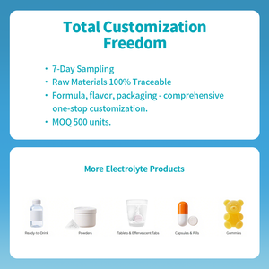 Lifeworth Hydrate Électrolyte Liquide Boisson Enhancer Poudre Vitamines Essentielles B3 B6 B12 Stimulant L'énergie 30 Sachets/Sac - Product Image 6