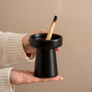 Bâton d'encens Palo Santo péruvien aromathérapie espace feu encens plateau transfrontalier décoration de la maison brûleur d'encens support Air - Product Image 4
