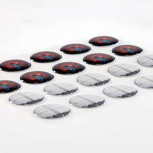 Autocollants en résine époxy 3D personnalisés de monuments américains fabriqués en Chine à Dongguan |   Étiquettes de dôme souvenirs imperméables - Product Image 3