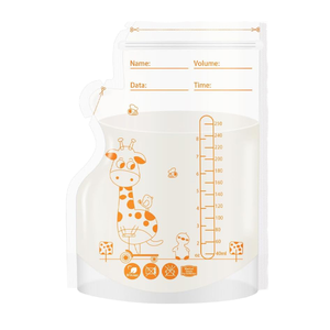Sacs de conservation du lait maternel en PET sans BPA, forme gourde, à débit lent, 30 pièces, pour l'allaitement et le stockage au réfrigérateur, pour l'alimentation de bébé - Product Image 1