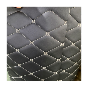 उच्च गुणवत्ता वाली कढ़ाई क्यूलिटेड पीसी सिंथेटिक चमड़े की डिजाइन वाली कार फर्श मैट सिंथेटिक चमड़े रोल सामग्री - Product Image 3