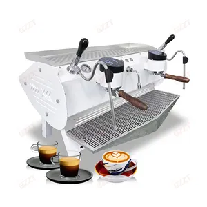 9巴12L 6.0L双锅炉浓缩咖啡机专业半自动浓缩咖啡机商用咖啡机