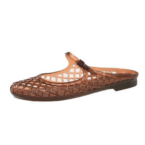 Sandales populaires et durables en PVC respirant et imperméable, légères et confortables, à lacets, bout uni, style Ballet <span class=keywords><strong>Mossimo</strong></span>, pour l'automne/le printemps - Product Image 6