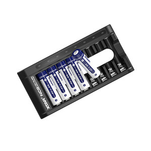 Xtar mới nc8 phổ thông minh nhanh chóng 8 khe cắm USB C Loại Ni MH có thể sạc lại 1.2V Ni-MH <span class=keywords><strong>AA</strong></span> AAA pin sạc carregador de pilha <span class=keywords><strong>AA</strong></span> - Product Image 5